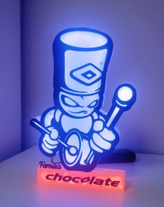 Lámpara disco chocola