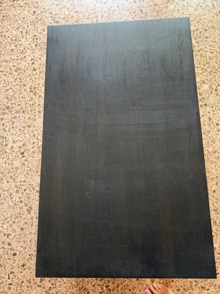 Mesa de centro Ikea Lack negro marrón