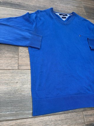 Jersey Tommy Hilfiger V-Neck Azul Talla M