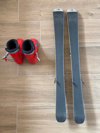 Esquís y botas Rossignol niño