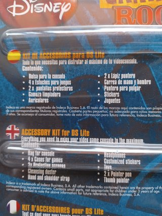 Pack Accesorios NDS Lite 16 en 1 Camp Rock