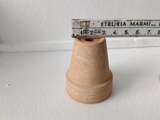 3 Vasi Terracotta Presepe/Casa Bambole