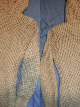 Chaqueta L XL de punto con borreguito