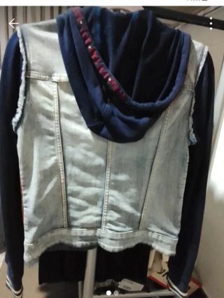 Chaqueta vaquera mujer bordada
