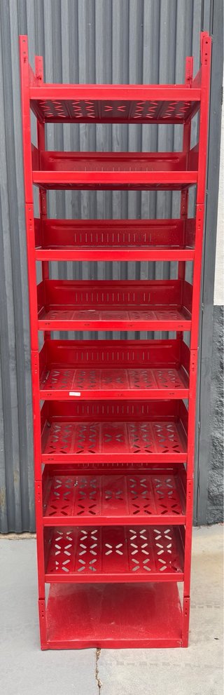 Estantería Metálica Roja Wurth