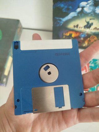 Realms PC IBM Virgin Games - Scatola e Floppy Disk