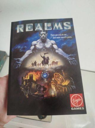 Realms PC IBM Virgin Games - Scatola e Floppy Disk