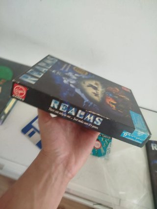Realms PC IBM Virgin Games - Scatola e Floppy Disk