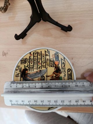 Piattino souvenir Egitto con supporto