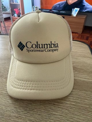 Gorra Columbia Beige Malla Nueva