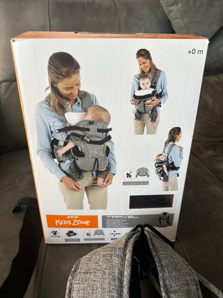 Mochila Portabebés Jane Gris