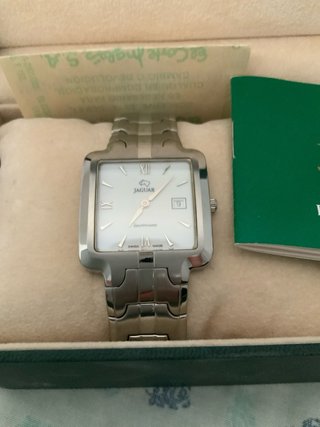 Reloj Jaguar Acero Blanco