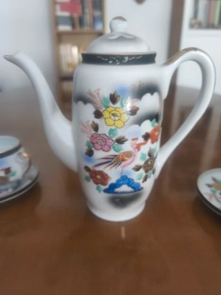 Juego de café japonés de cerámica