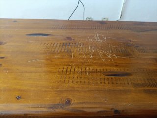 Mueble TV madera rústico