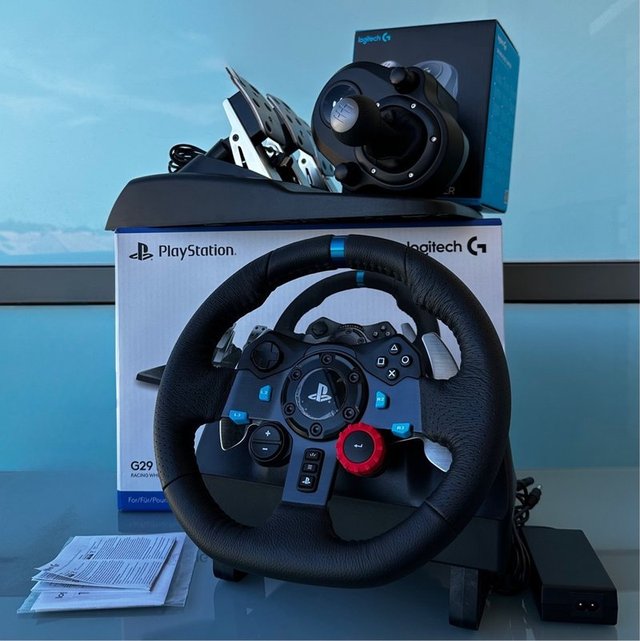 Volante Logitech G29 + Palanca Cambio