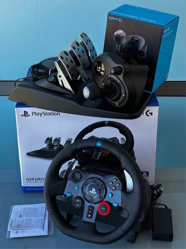 Volante Logitech G29 + Palanca Cambio