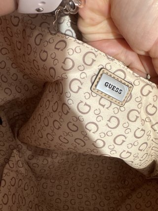 Bolso Guess Beige y Marrón