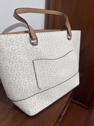 Bolso Guess Beige y Marrón