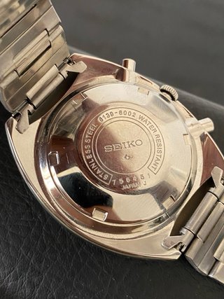 Seiko 6139-6002 Pogue Silver Serviced
