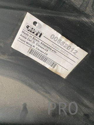 Aleta Citröen C5 652012 nuevo