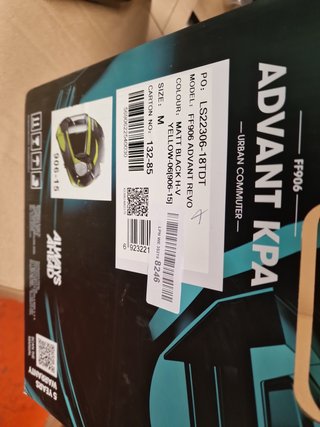 Casco Moto Modular LS2 ADVANT REVO Negro H-V Yell
