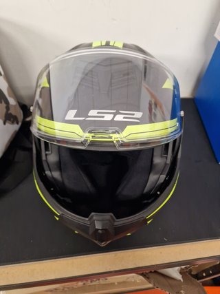 Casco Moto Modular LS2 ADVANT REVO Negro H-V Yell