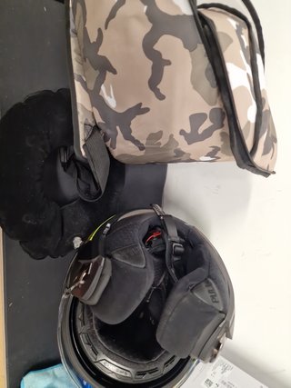 Casco Moto Modular LS2 ADVANT REVO Negro H-V Yell