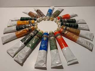Tubos de pintura acrílica MIR