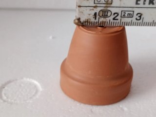 6 Vasi Terracotta Miniatura Presepe/Casa Bambole