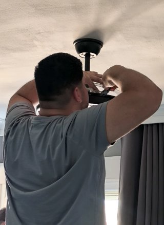 Instalador de ventilador de techo en Madrid