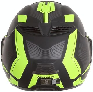 Casco Moto Modular LS2 ADVANT REVO Negro H-V Yell