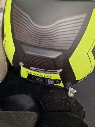 Casco Moto Modular LS2 ADVANT REVO Negro H-V Yell