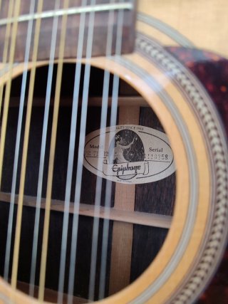 Epiphone Guitarra 12 Cuerdas Coreana