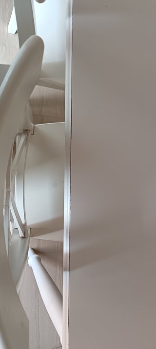 Mesa y 4 Sillas Blancas