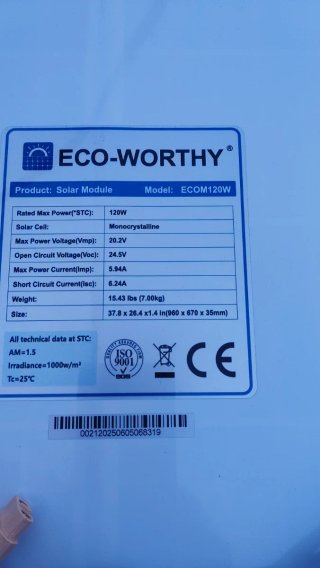 2 Paneles Solares 120W + EcoFlow River 3