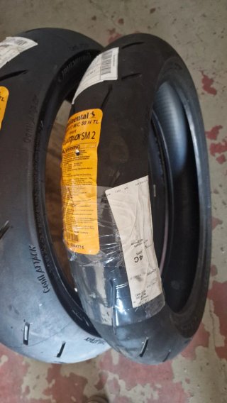 Llantas Supermotard KTM Excel Naranja