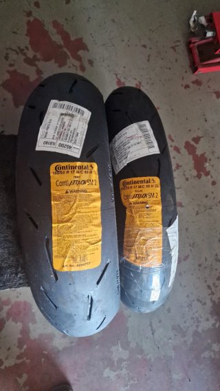 Llantas Supermotard KTM Excel Naranja