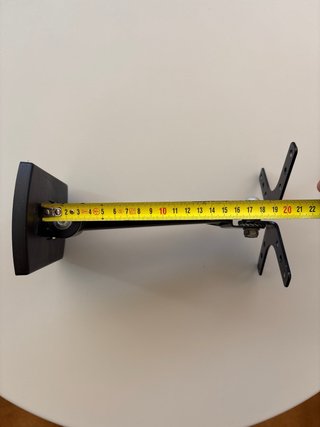 Soporte de pared TV negro
