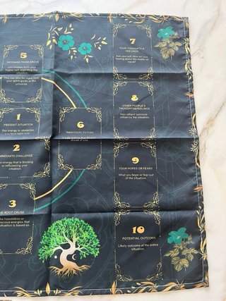 Pack Tarot: Cartas, Tela y Separadores
