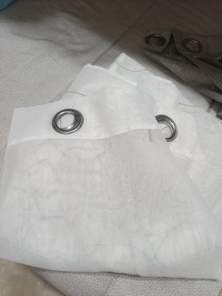 Tende eleganti color argento