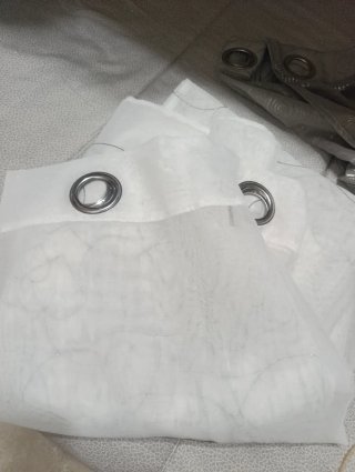Tende eleganti color argento