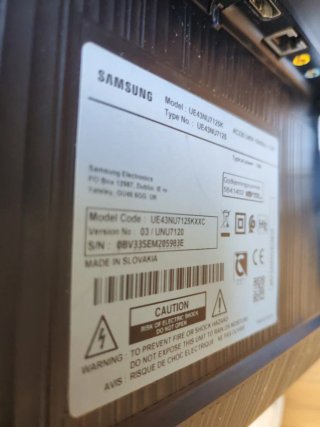 Smart TV Samsung 43 Negro