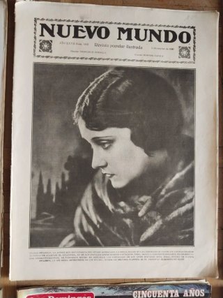 Lote de 9 revistas y periódicos antiguos