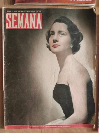 Lote de 9 revistas y periódicos antiguos