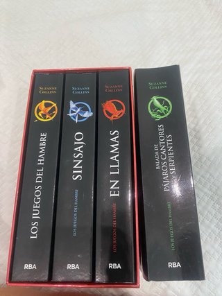 Saga libros Los Juegos del Hambre sin estrenar