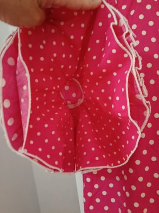 Traje de Flamenca Rosa Lunares