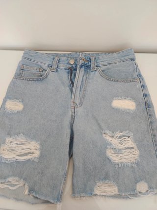 Bermudas vaqueras Bershka hombre Talla 34