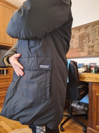 Piumino Woolrich nero in ottime condizioni