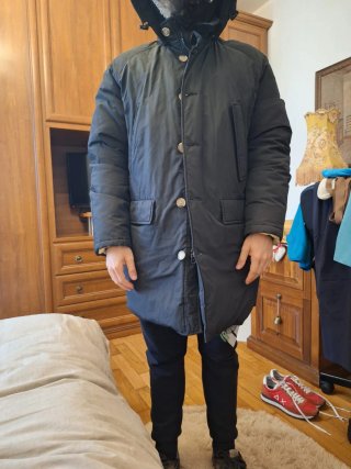 Piumino Woolrich nero in ottime condizioni