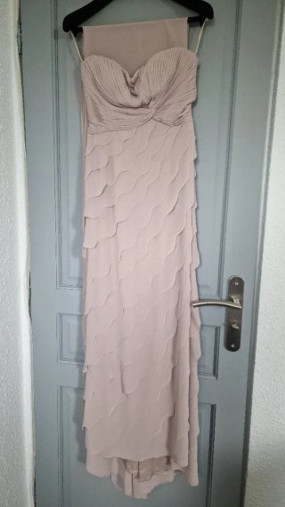 Vestido fiesta Pronovias rosa
